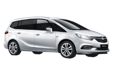 Car Hire Bathgate - Vauxhall Zafira 7-Seater - Minibus hire Bathgate
